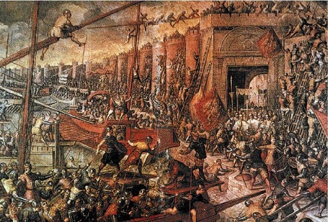 Η πρώτη Άλωση της Κωνσταντινούπολης το 1204 