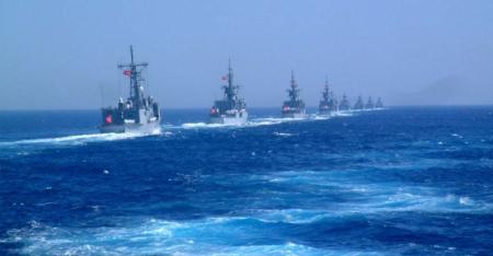 O τουρκικός στόλος κατέβηκε στη Μεσόγειο