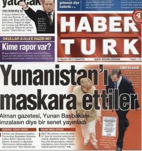 Ηabertürk:` Έκαναν την Ελλάδα  μασκαρά της Ευρώπης` 