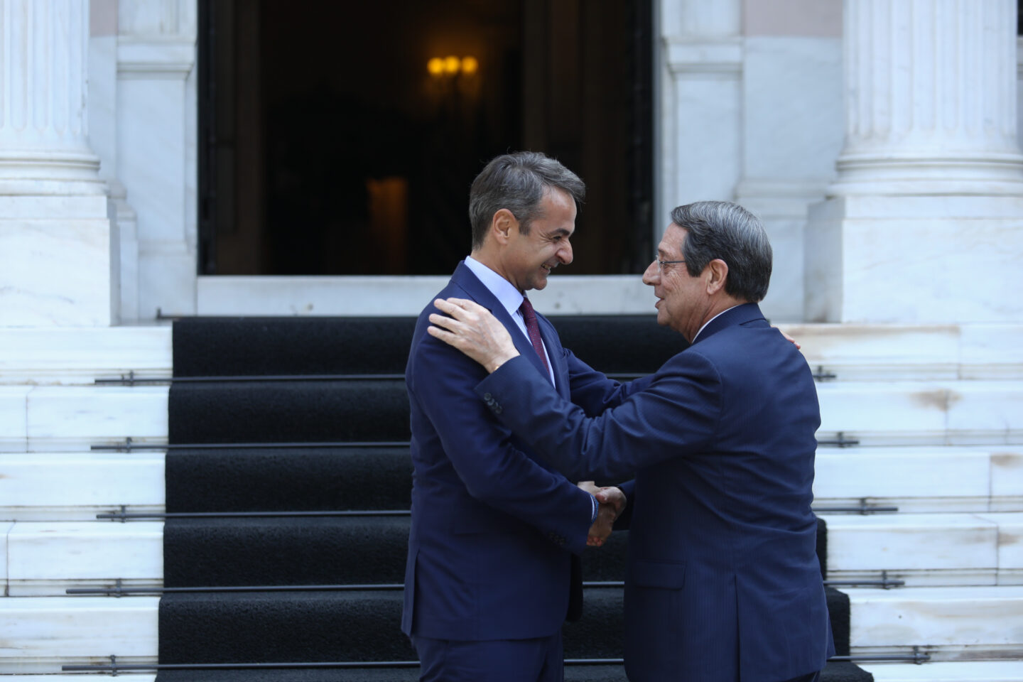 επικοινωνία Αναστασιάδη - Μητσοτάκη