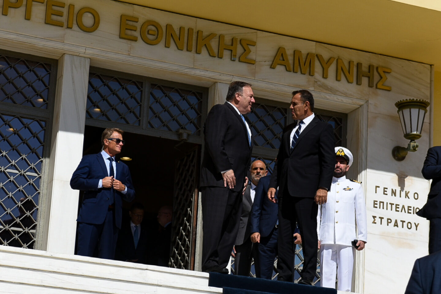 Τι συζήτησαν Παναγιωτόπουλος – Πομπέο στο ΥΕΘΑ [pics]