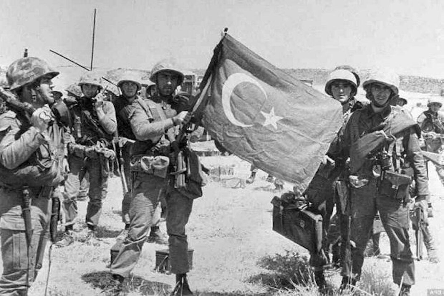 Τούρκοι στρατιώτες στον «Αττίλα»