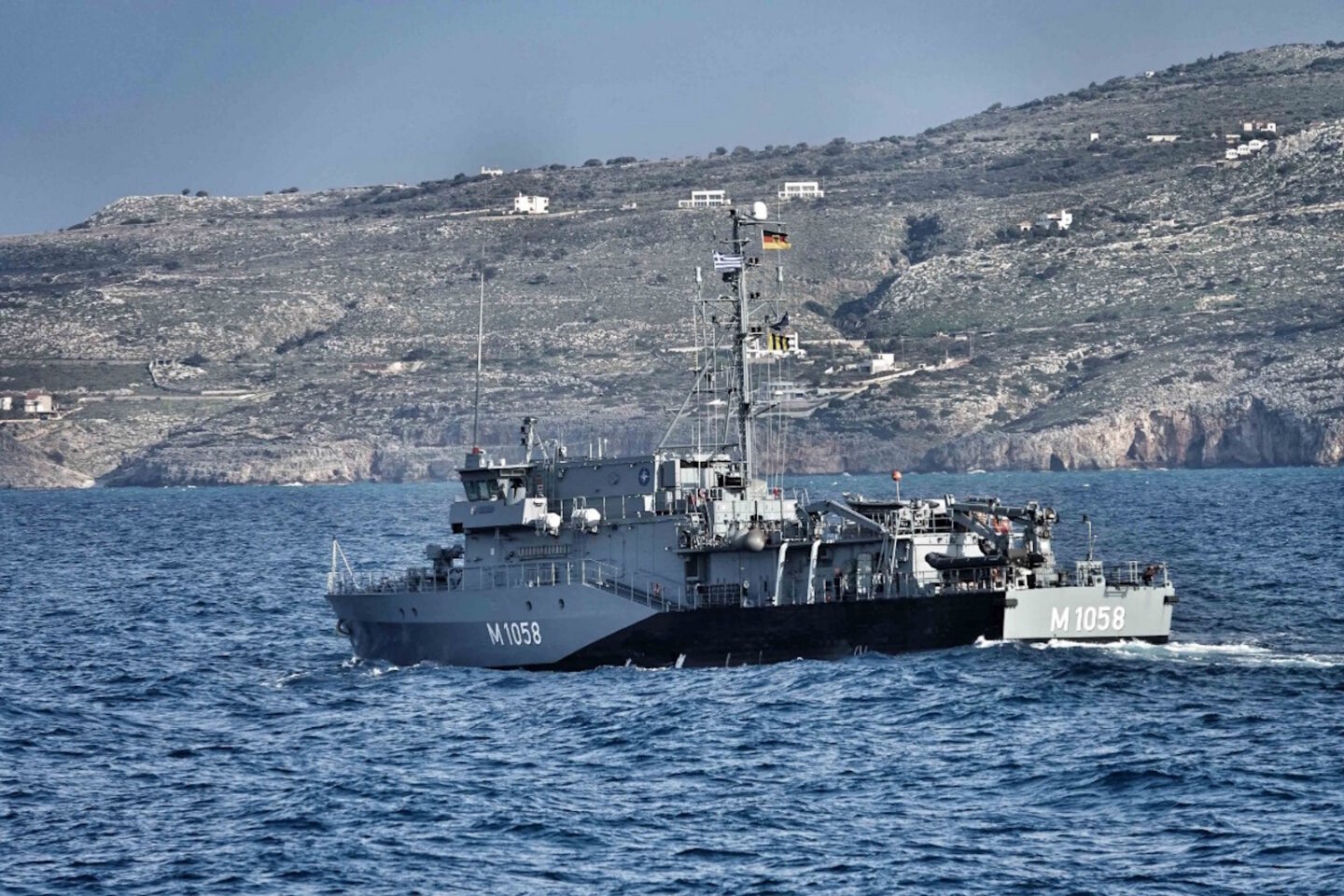 Το γερμανικό ναρκοθηρευτικό πλοίο FGS Fulda