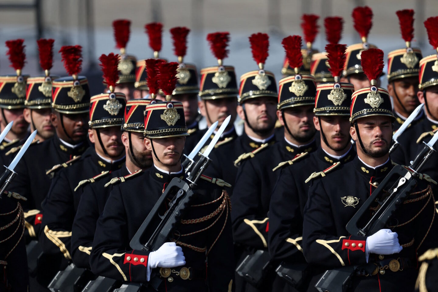 Μέλη της γαλλικής ρεπουμπλικανικής Φρουράς