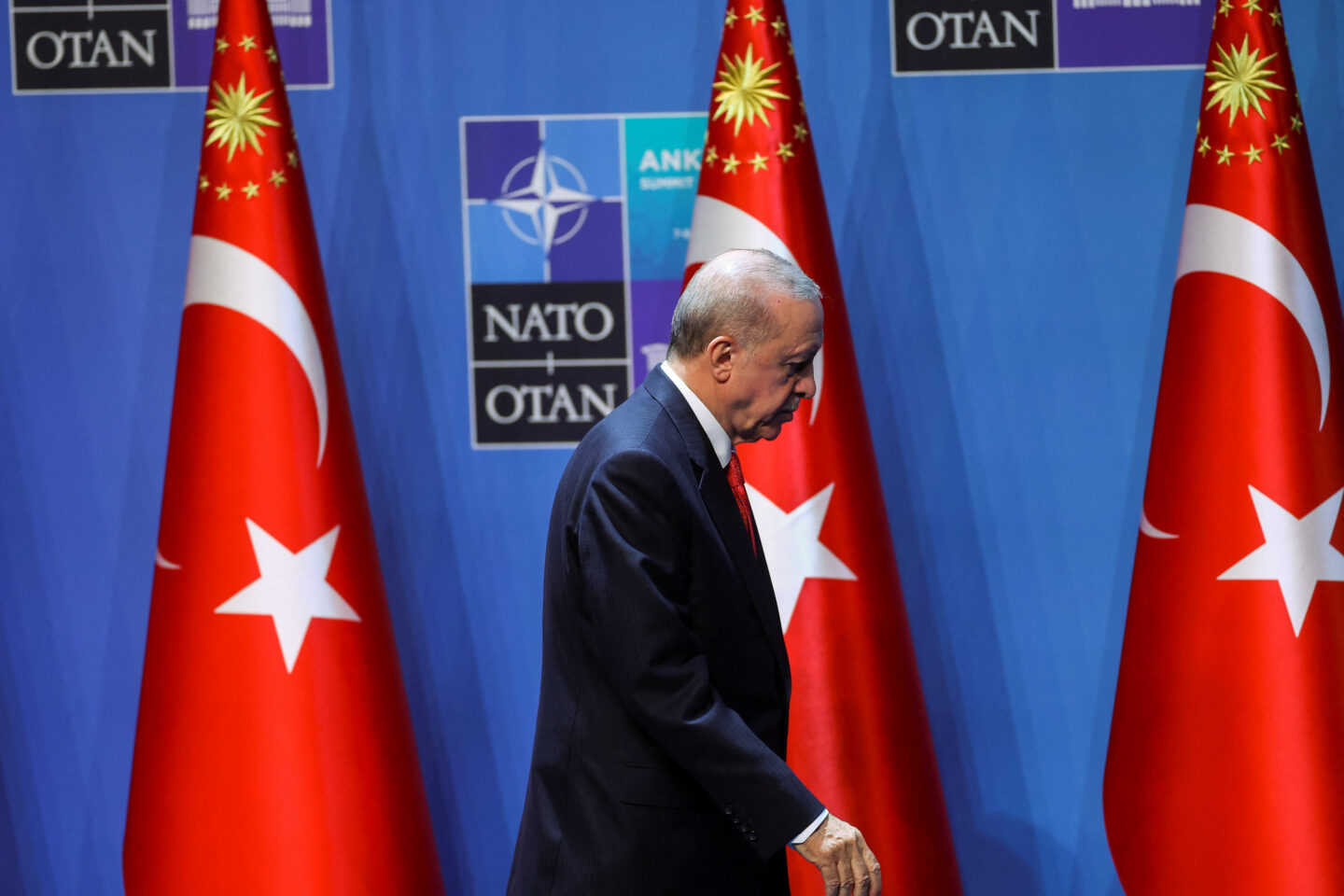 Ο Ρετζέπ Ταγίπ Ερντογάν στη Σύνοδο Κορυφής του NATO στην Άγκυρα