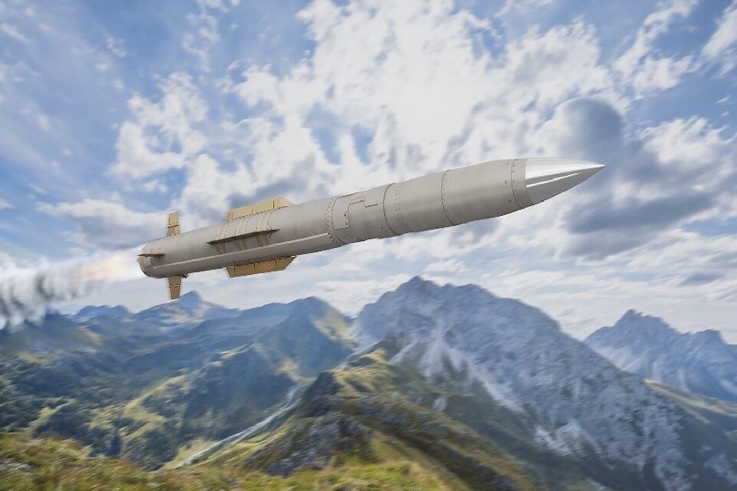 Concept art του πυραύλου PAC-3 ACE