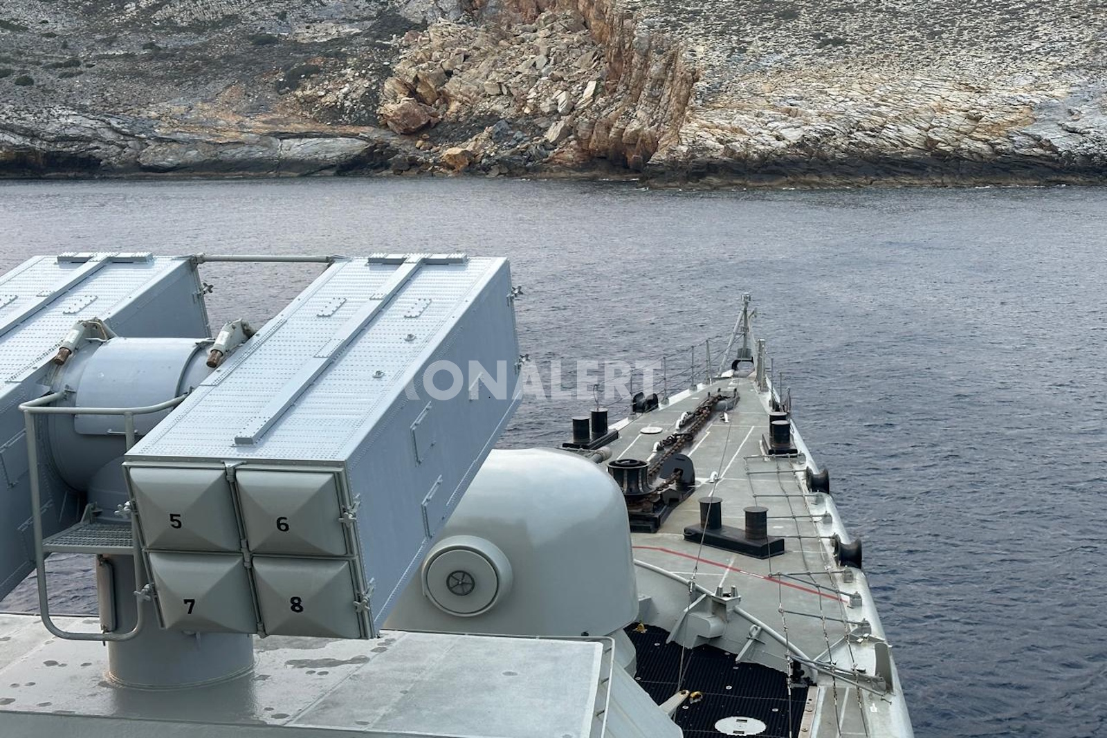 Πλώρη ελληνικού πολεμικού πλοίου