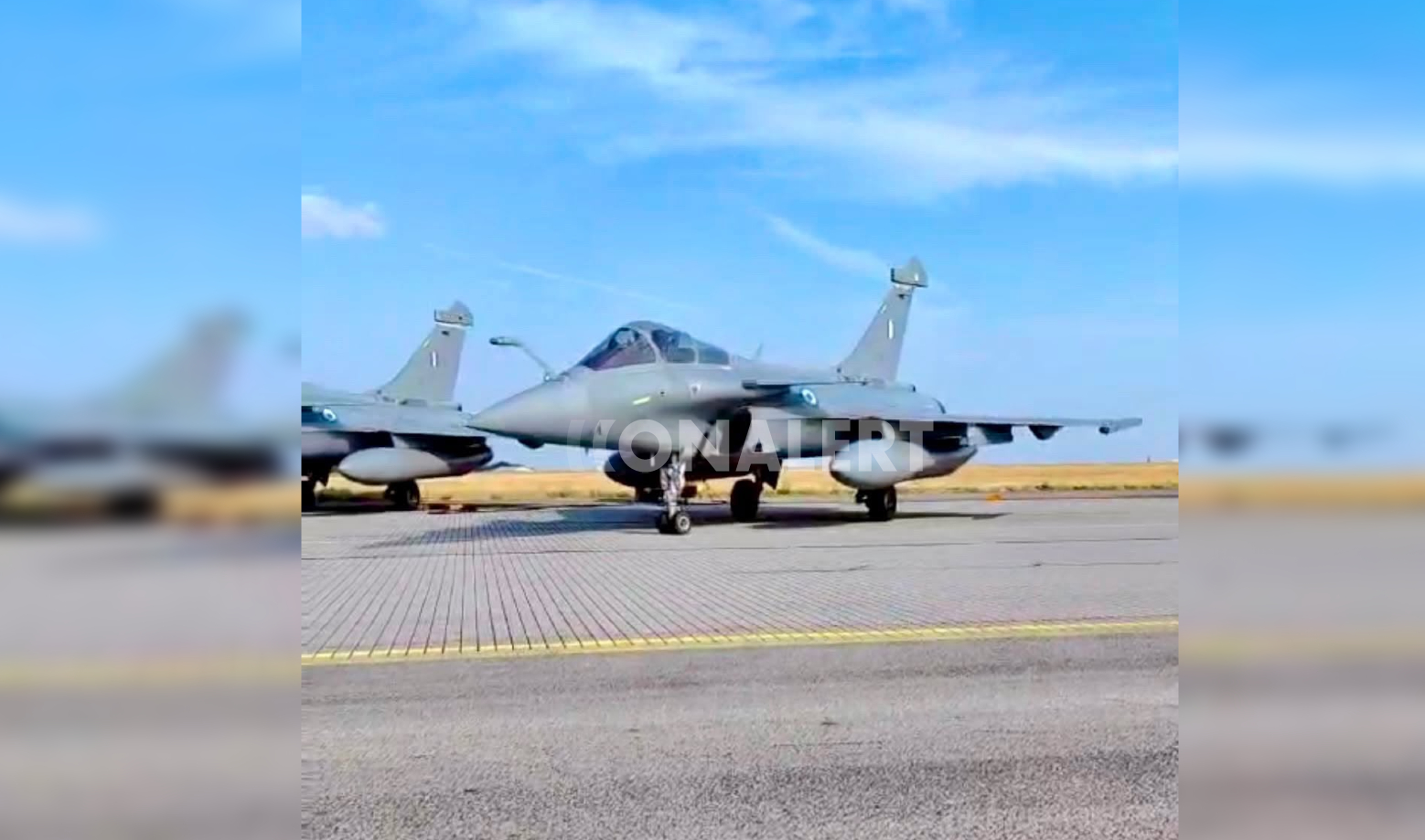 Rafale της 332 Μοίρας της ελληνικής Πολεμικής Αεροπορίας στη Γαλλία