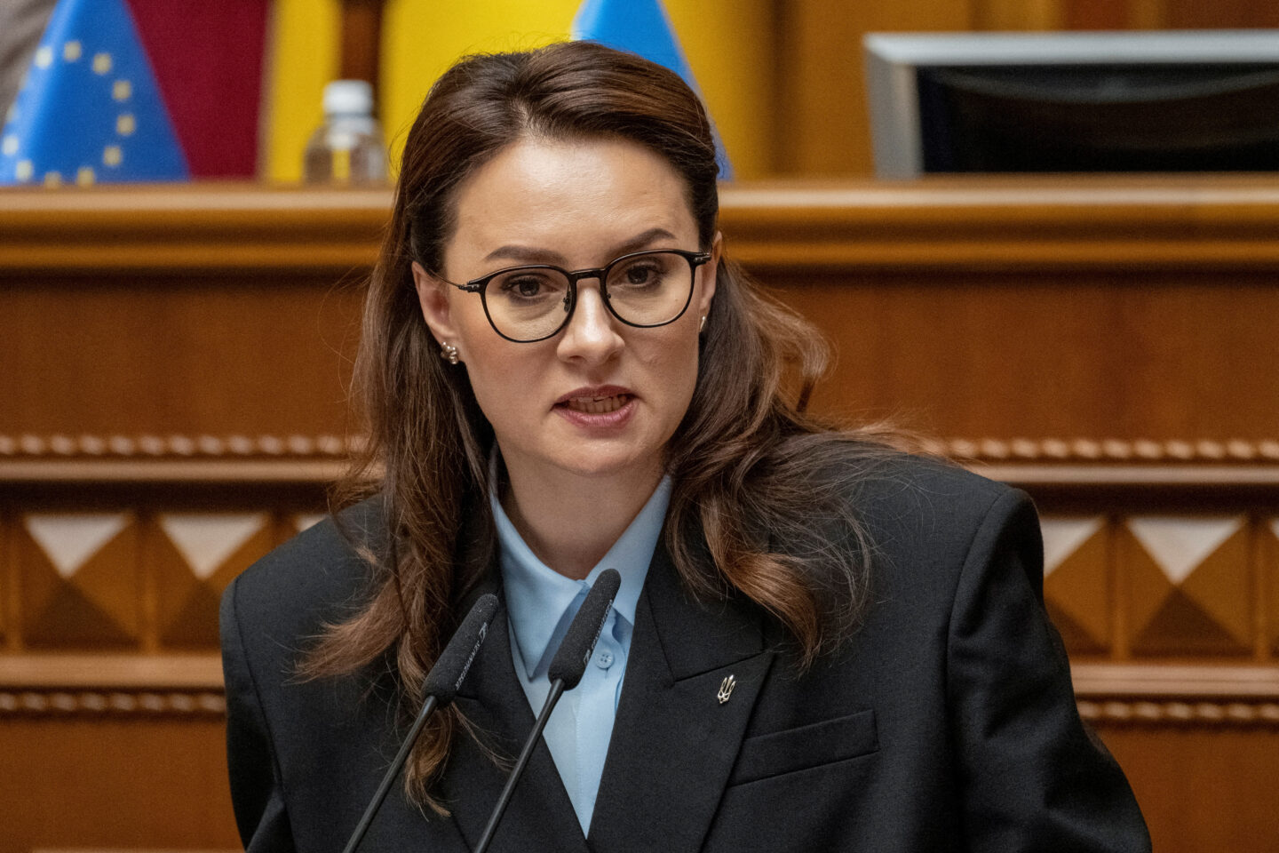 H Ουκρανή πρωθυπουργός Yulia Svyrydenko