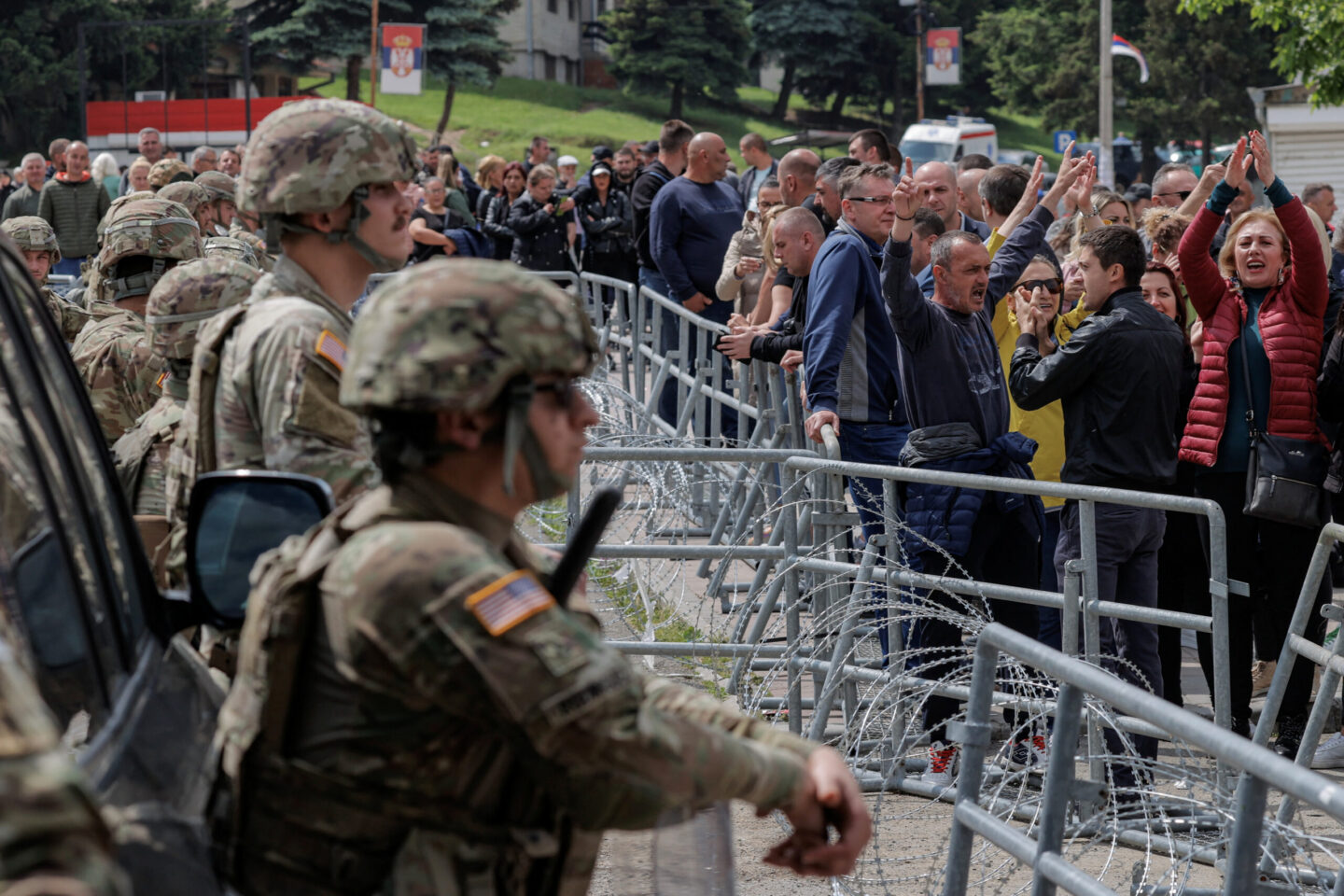 Στιγμιότυπο από παλαιότερες ταραχές στο Κόσοβο / FILE PHOTO/REUTERS/Valdrin Xhemaj