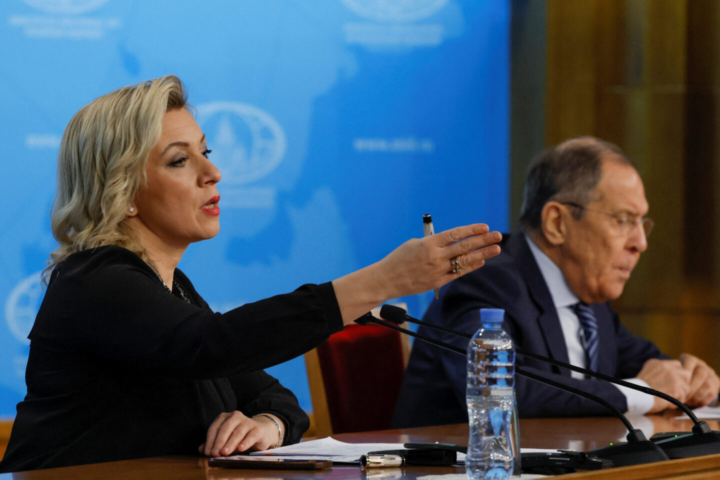 Η εκπρόσωπος του ρωσικού ΥΠΕΞ, Μαρία Ζαχάροβα / FILE PHOTO/REUTERS/Shamil Zhumatov