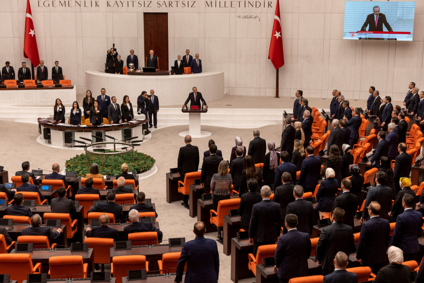 Στιγμιότυπο από συνεδρίαση της τουρκικής εθνοσυνέλευσης / FILE PHOTO/REUTERS/Umit Bektas