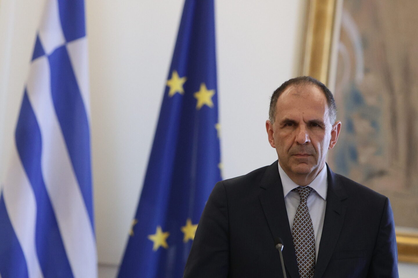 Ο υπουργός Εξωτερικών, Γιώργος Γεραπετρίτης / ΒΑΣΙΛΗΣ ΡΕΜΠΑΠΗΣ/EUROKINISSI