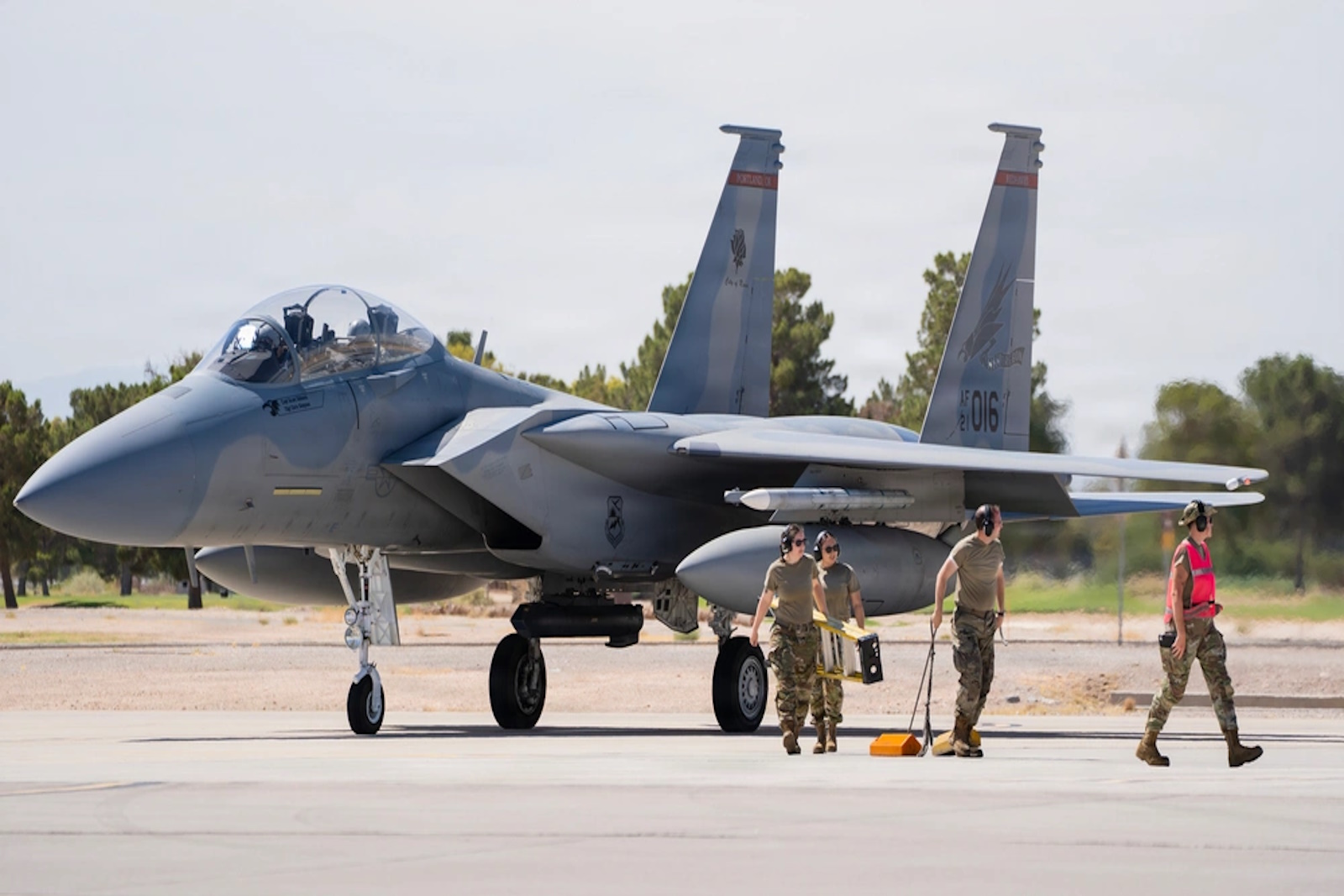 F-15EX των ΗΠΑ έτοιμο να πραγματοποιήσει βομβαρδισμό με πραγματικά πυρά για πρώτη φορά