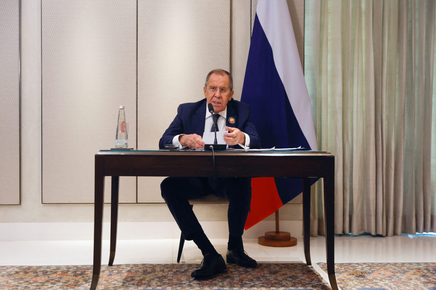Ο Ρώσος ΥΠΕΞ, Σεργκέι Λαβρόφ / FILE PHOTO/REUTERS/Francis Mascarenhas