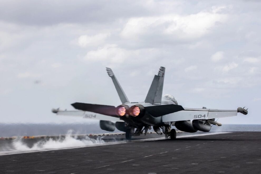 USS Dwight D. Eisenhower - E/A-18G Growler