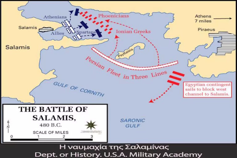 Σαν σήμερα 29 Σεπτεμβρίου: Το 480 π.Χ ο ελληνικός στόλος συντρίβει τους Πέρσες στη ναυμαχία της Σαλαμίνας