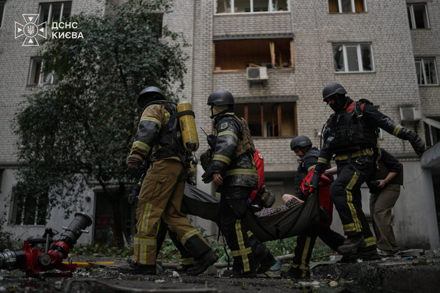 Emergency Service of Ukraine in Kyiv city/Handout via REUTERS