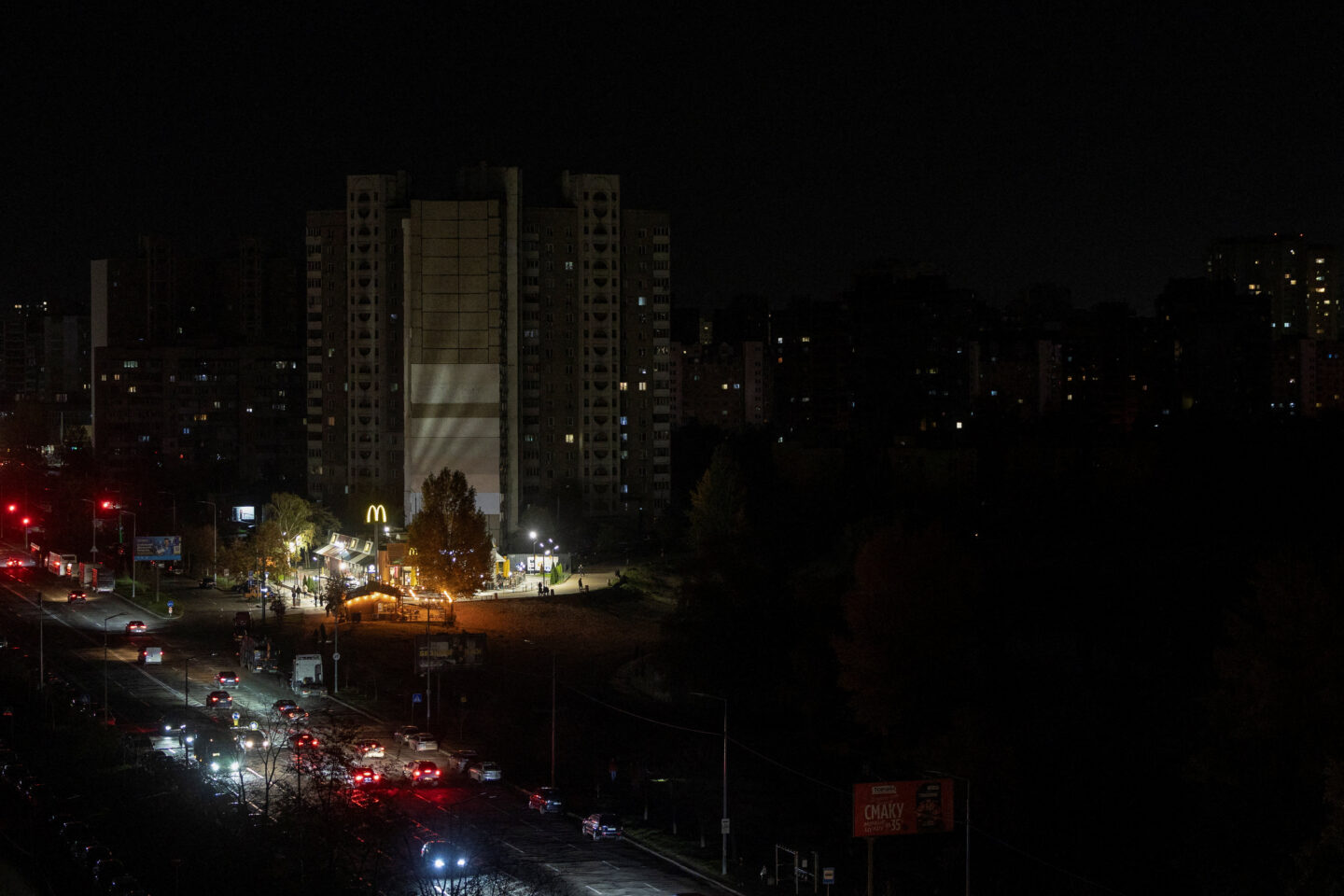 Μπλακ άουτ στο Κίεβο μετά από ρωσική επίθεση