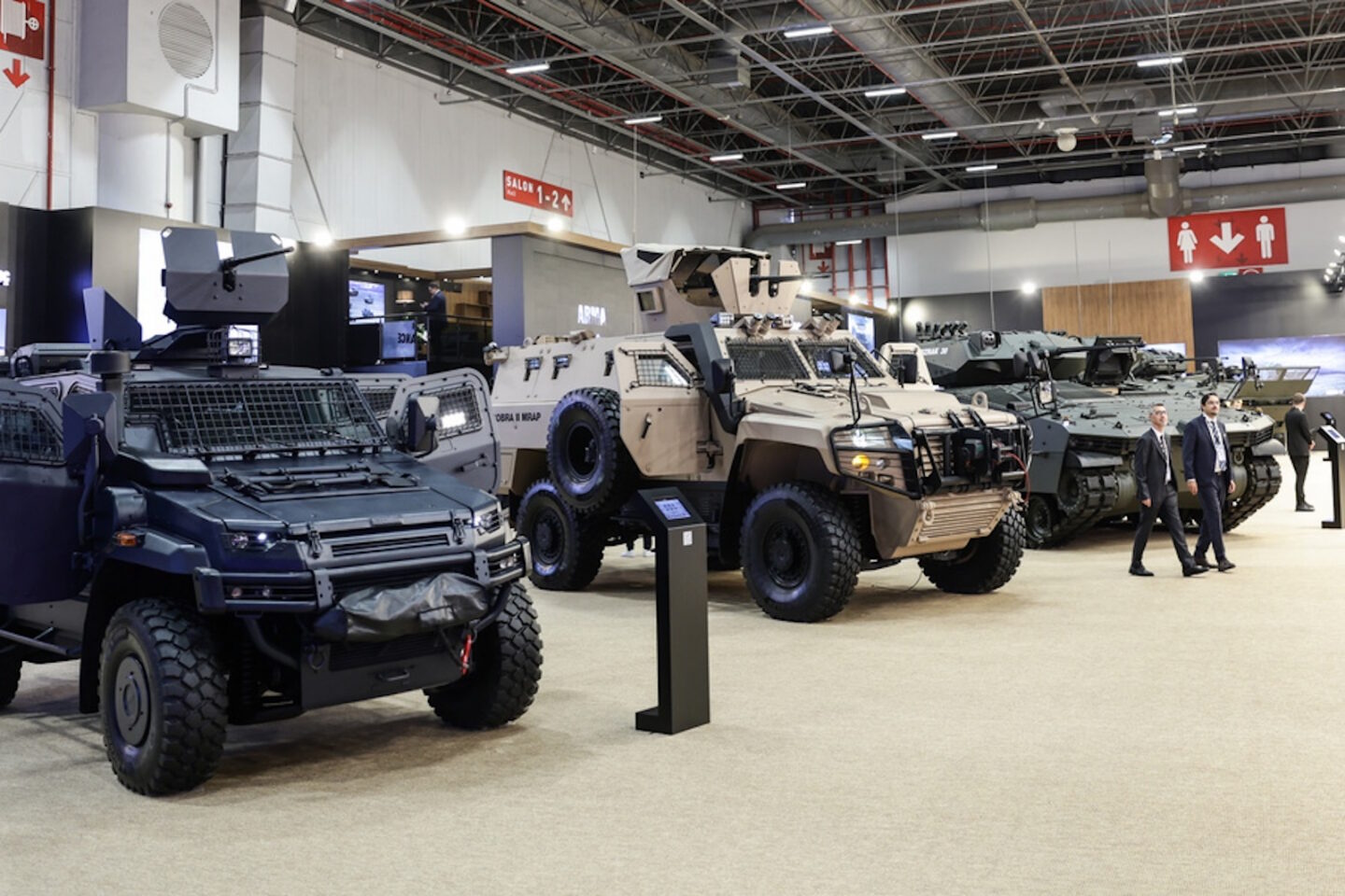 Οχήματα της Otokar σε αμυντική έκθεση