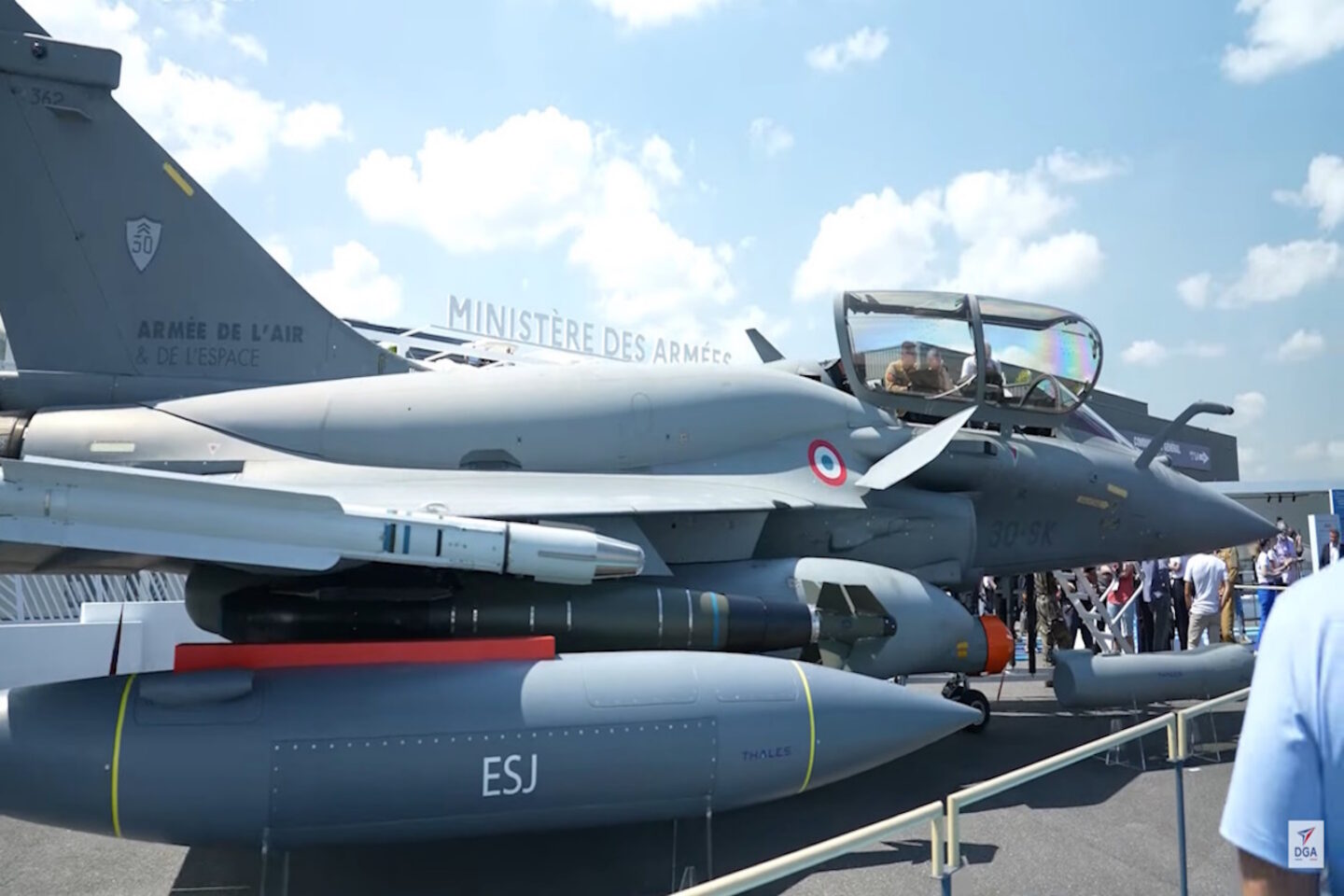 Έκθεμα του Rafale F5 στην έκθεση «Paris Air Show»