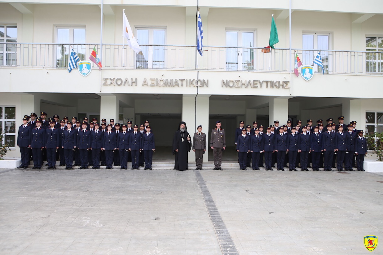 Οι πρωτοετείς Σπουδαστές στην τελετή ορκωμοσίας στη ΣΑΝ