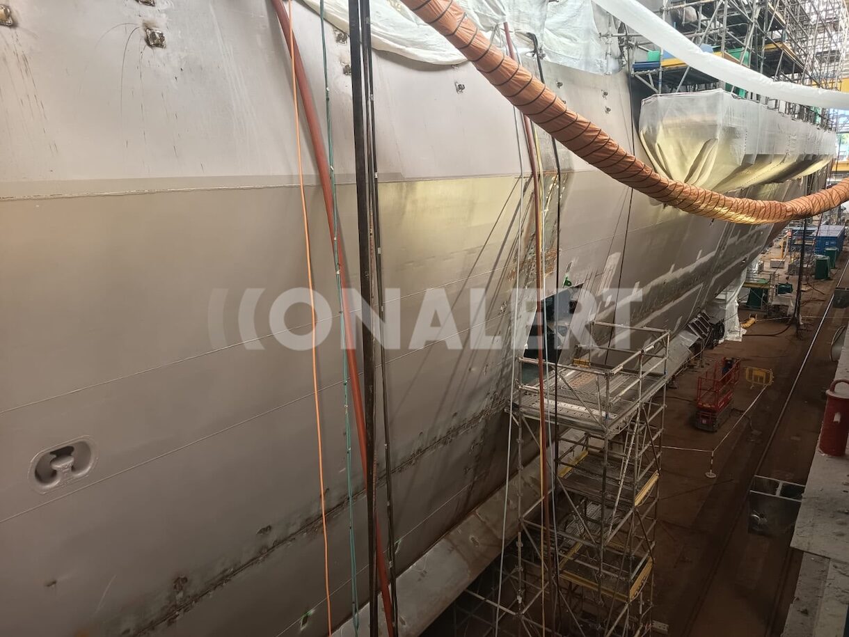 Η τέταρτη ελληνική φρεγάτα FDI «ΘΕΜΙΣΤΟΚΛΗΣ» στο ναυπηγείο της Naval Group στη Λοριάν