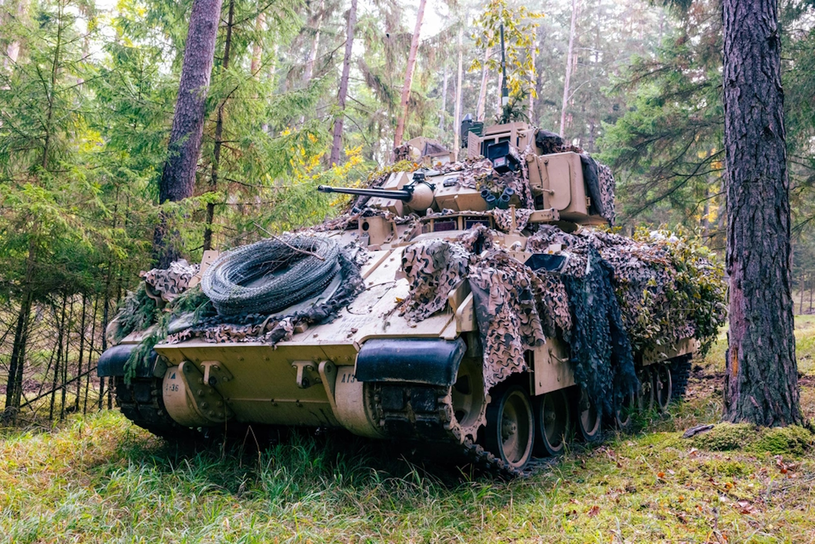 Αμερικανικό ΤΟΜΑ Bradley στην άσκηση «Combined Resolve 26-07»