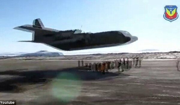 ΒΙΝΤΕΟ: Επικίνδυνα “ακροβατικά” με C-130!