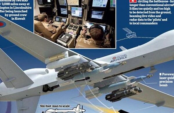 RAF: Με UAV σκοτώνει τζιχαντιστές στη Συρία! ΒΙΝΤΕΟ
