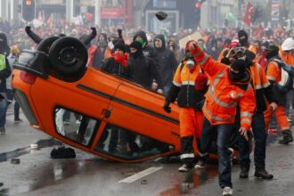 Η Λιτότητα ισοπέδωσε τις Βρυξέλλες! – Σοβαρά επεισόδια στην καρδιά της ΕΕ!