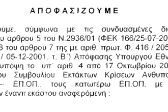 Μονιμοποίηση ΕΠΟΠ στο Πολεμικό Ναυτικό. Δείτε τα ονόματα