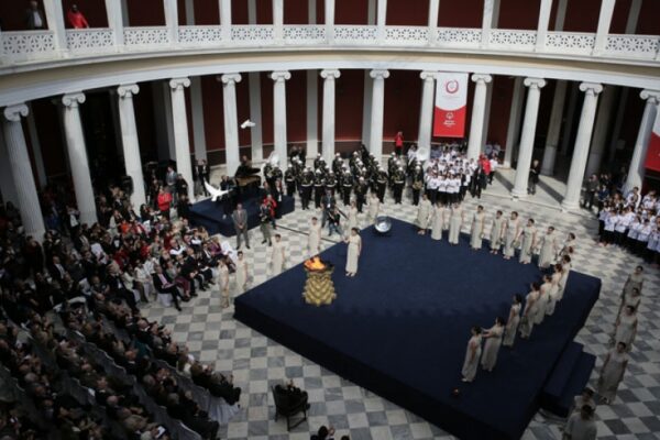 Η Μπάντα του ΠΝ στην Αφή της Φλόγας των Παγκόσμιων Χειμερινών Αγώνων Special Olympics