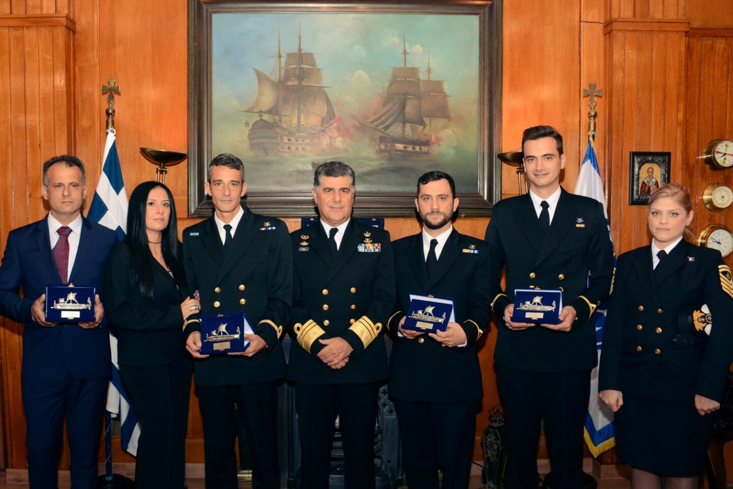 Επιβράβευση Αριστείας και Εξαιρέτων Πράξεων σε 4 στελέχη του Πολεμικού Ναυτικού