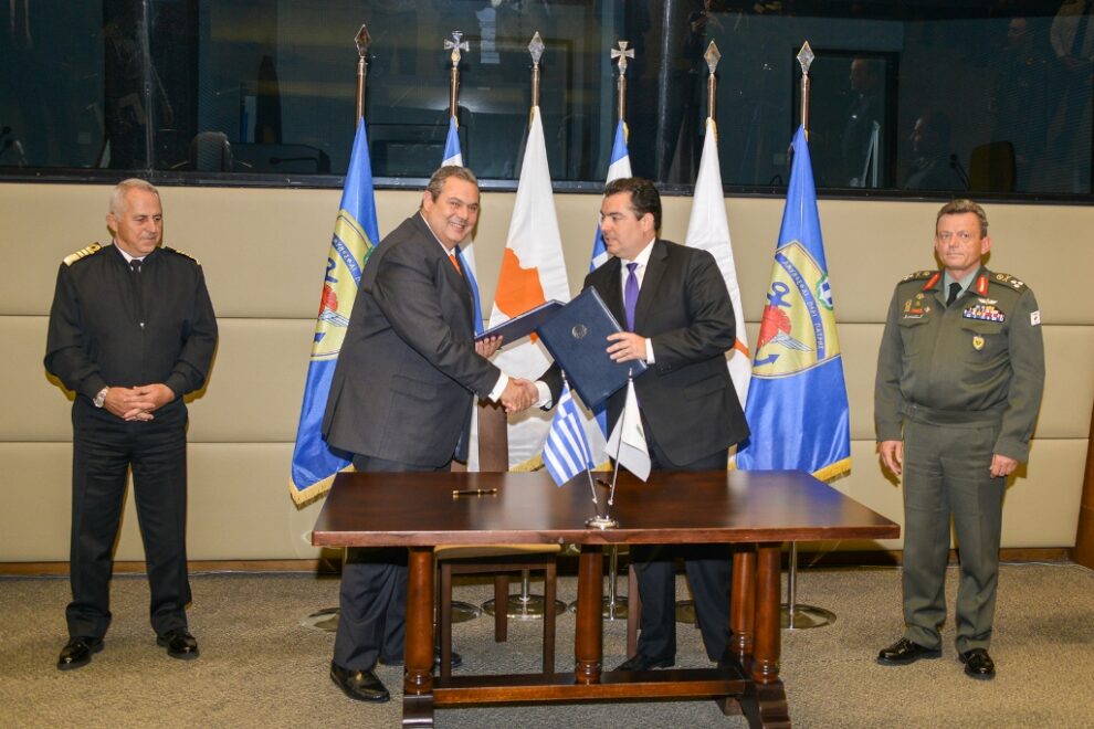 UAVs και Αεράμυνα στο Μνημόνιο Συνεργασίας Ελλάδας – Κύπρου – Τι συμφώνησαν Καμμένος – Φωκαΐδης