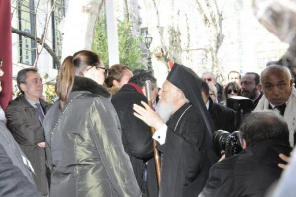 O Oικουμενικός Πατριάρχης στην κηδεία του Μπιράντ