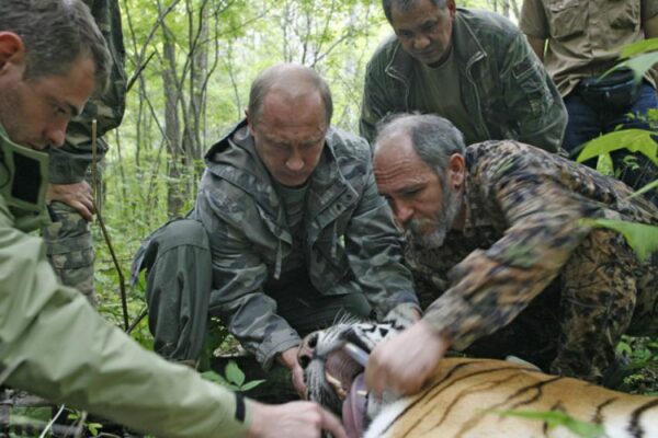 Τελικά ο Πούτιν παραδέχτηκε ότι οι φωτογραφίες με άγρια ζώα ήταν σκηνοθετημένες