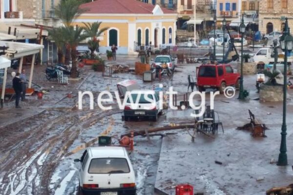 Σύμη: Η συνδρομή του στρατού στο νησί μετά την καταστροφή