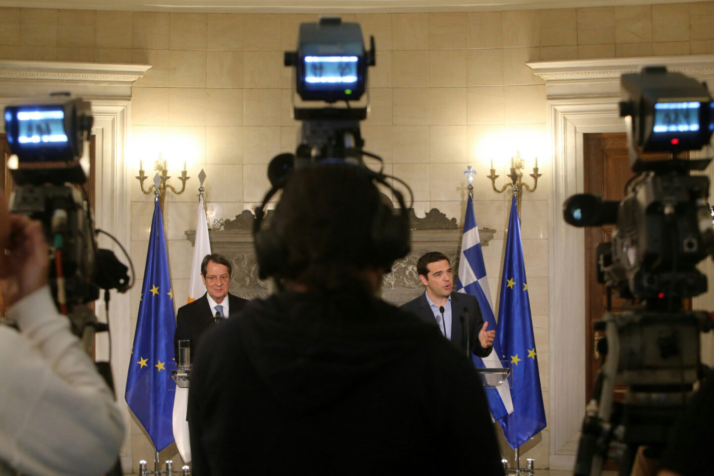 Τριμερή διάσκεψη στη Λευκωσία ανακοίνωσε ο Τσίπρας με Αίγυπτο Ελλάδα Κύπρο