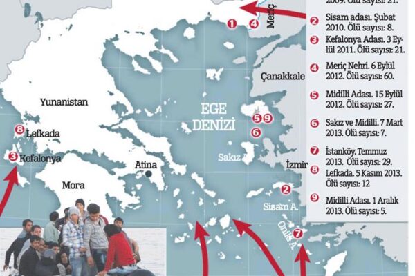 Ο χάρτης θανάτου στο Αιγαίο όπως τον σχεδίασαν οι Τούρκοι