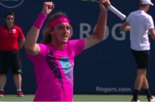 Η γαλανόλευκη παρέλαση του Τσιτσιπά στο Rogers Cup: Στον τελικό ο Στέφανος μας