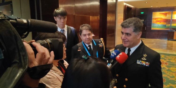 Α/ΓΕΝ: «Ηχηρό» παρών και κρίσιμες επαφές του Αντιναυάρχου Τσούνη στην Κίνα [pics]