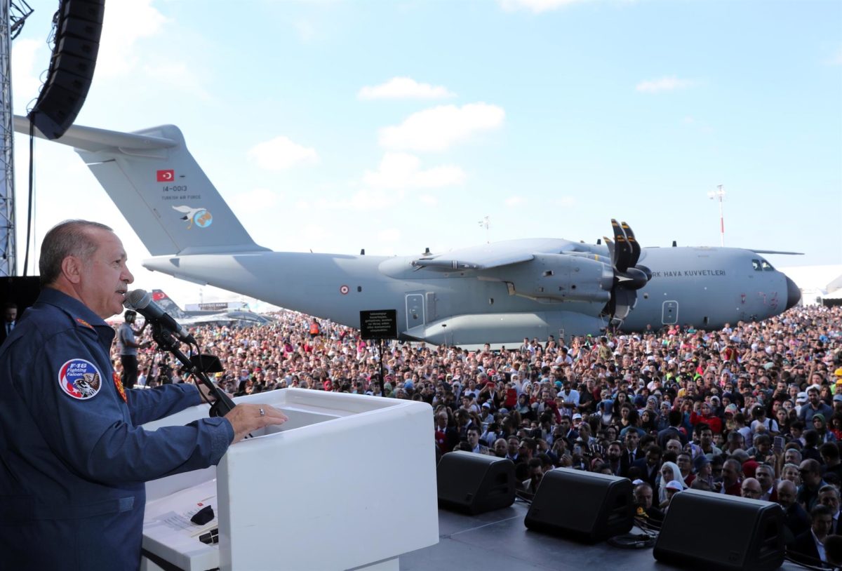 Ερντογάν τουρκική αμυντική βιομηχανία
