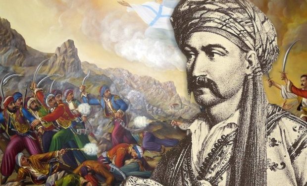 Ο Νικηταράς κατατροπώνει τους Τούρκους στα Δολιανά