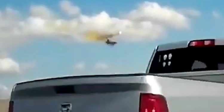 F-16: Η εκτίναξη του Αμερικανού πιλότου πριν την πρόσκρουση – ΒΙΝΤΕΟ