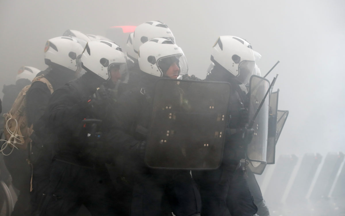 Παρίσι - Διαδηλώσεις - δακρυγόνα