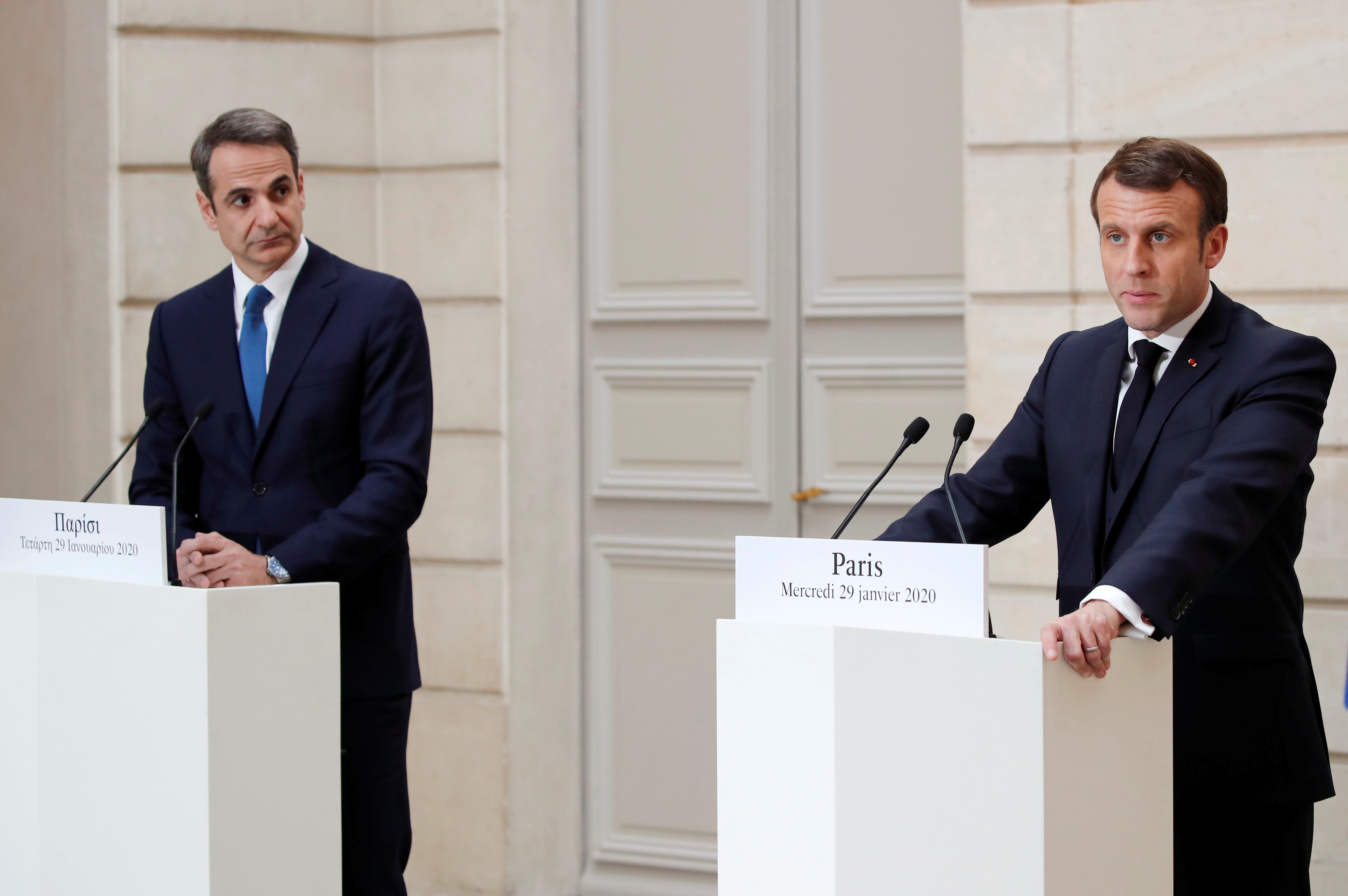 Μητσοτάκης Μακρόν