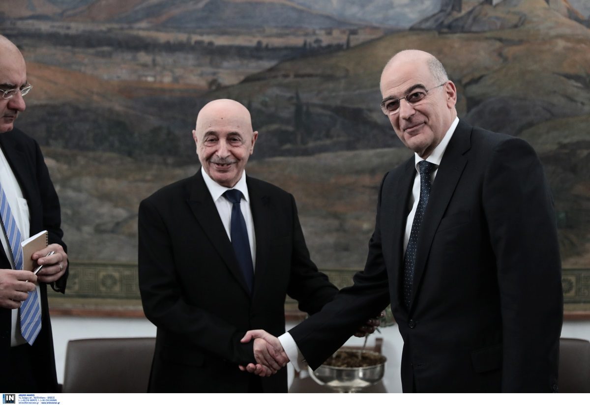 Λιβύη - Δένδιας - Σάλεχ