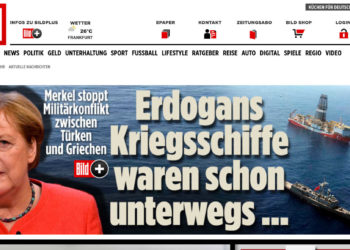 Bild: Η Μέρκελ σταμάτησε στρατιωτική αντιπαράθεση Ελλήνων και Τούρκων