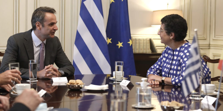 Μητσοτάκης - Ισπανίδα ΥΠΕΞ